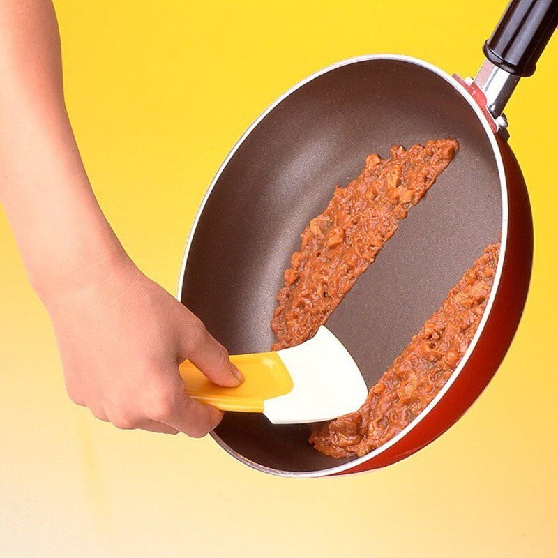 Pan Scraper Silicone Kitchen Spatula Pan Scraper Silicone Kitchen Spatula