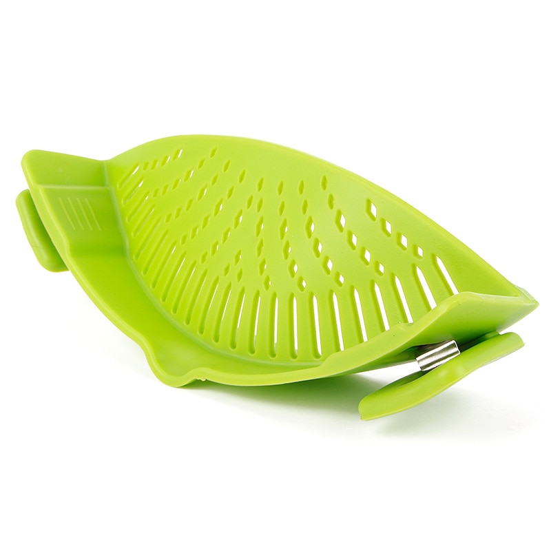 Pan Strainer Silicone Clip On Drainer