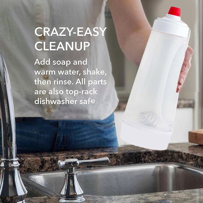 Pancake Dispenser Bottle with Spring Shaker