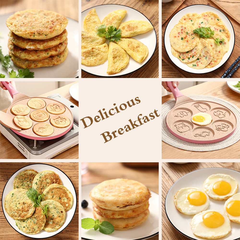 Pancake Pan 7-Hole Frying Pan