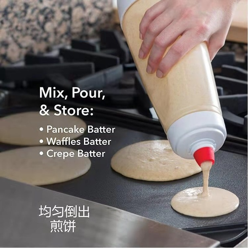 Pancake Squeeze Bottle Batter Shaker Pancake Squeeze Bottle Batter Shaker