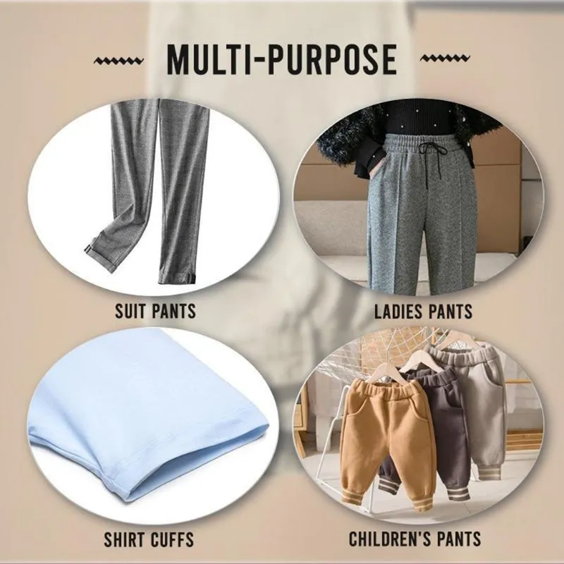 Pants Edge Shorten Self-Adhesive Tape for Trousers Legs Edge Shortening Tape Paste Hem Iron on Pants Jeans Clothes
