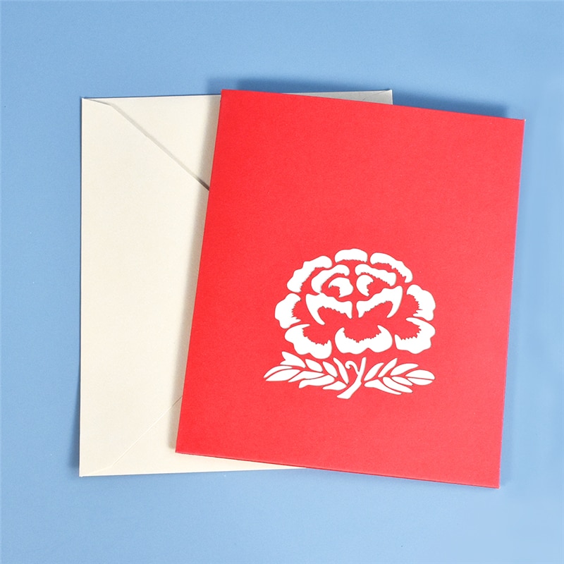 Paper 3D Pop Up Flower Card Paper 3D Pop Up Flower Card