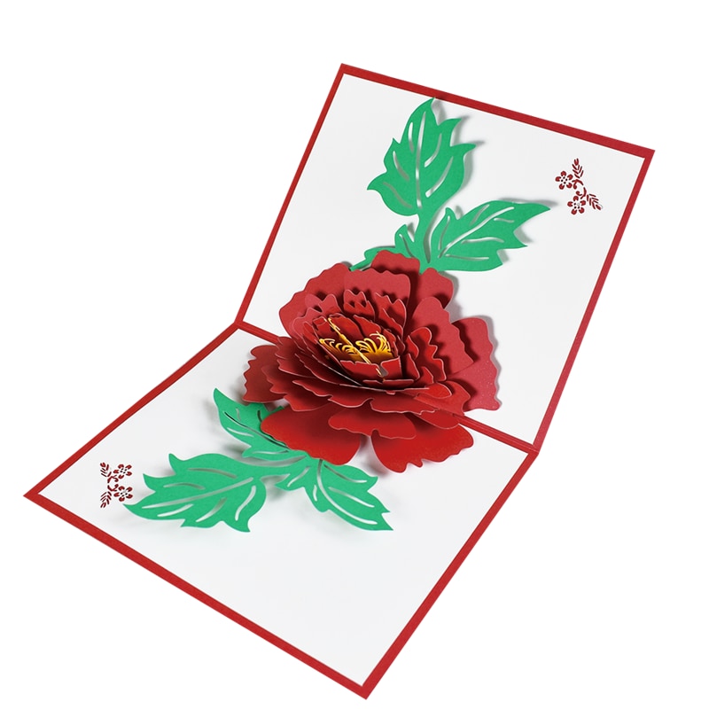 Paper 3D Pop Up Flower Card Paper 3D Pop Up Flower Card