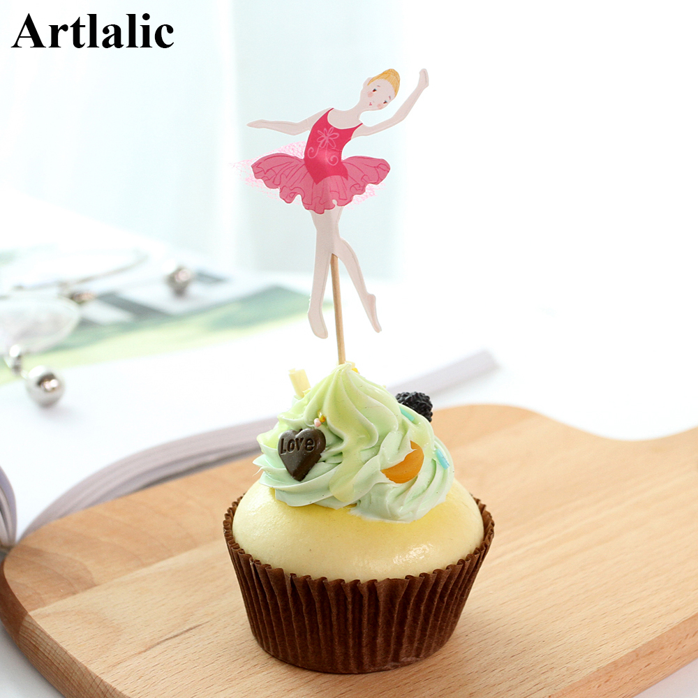 Paper Ballerina Cupcake Toppers (24pcs) Paper Ballerina Cupcake Toppers (24pcs)