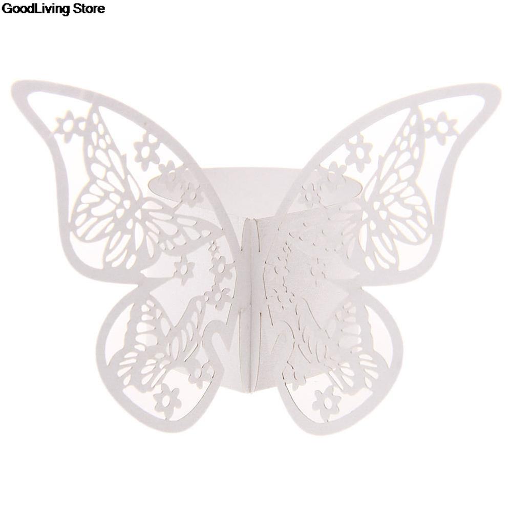 Paper Butterfly Napkin Rings (50pcs)