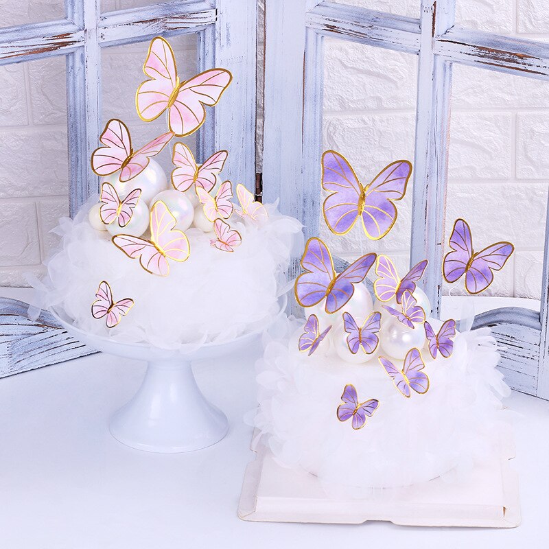 Paper Cake Butterfly Toppers (10pcs) Paper Cake Butterfly Toppers (10pcs)