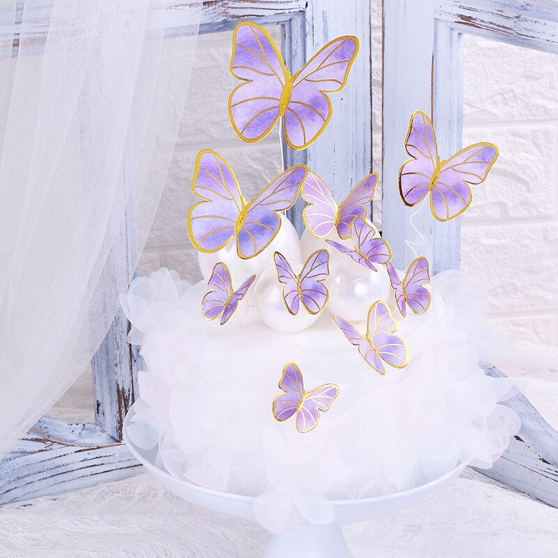 Paper Cake Butterfly Toppers (10pcs) Paper Cake Butterfly Toppers (10pcs)