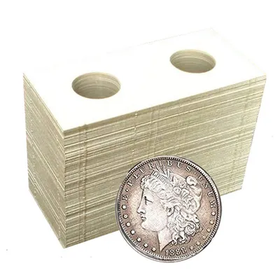 Paper Cardboard Coin Holders (100pcs)
