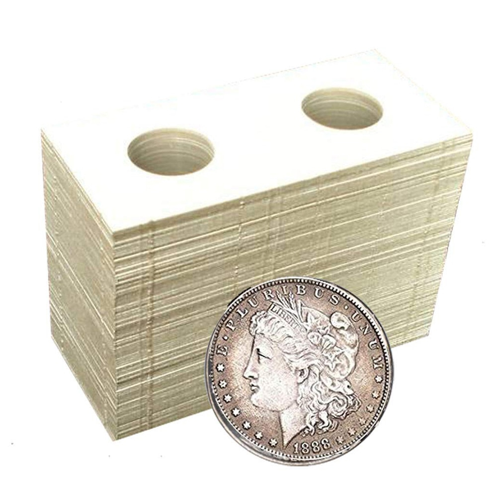 Paper Cardboard Coin Holders (100pcs)