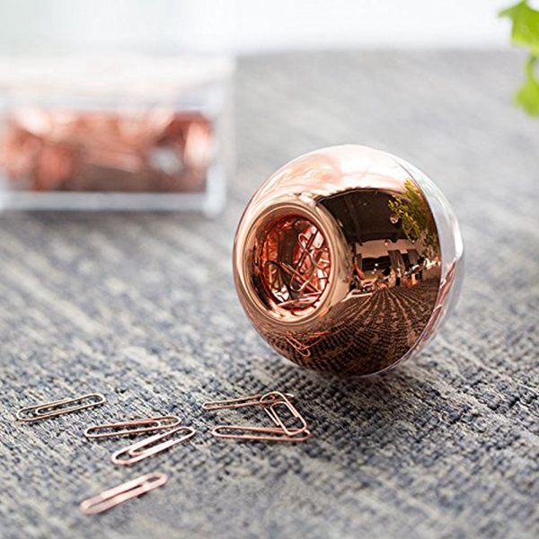 Paper Clip Holder with 100 Paper Clips
