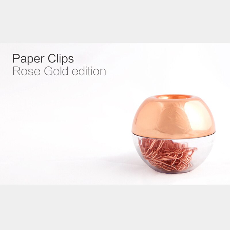 Paper Clip Holder with 100 Paper Clips
