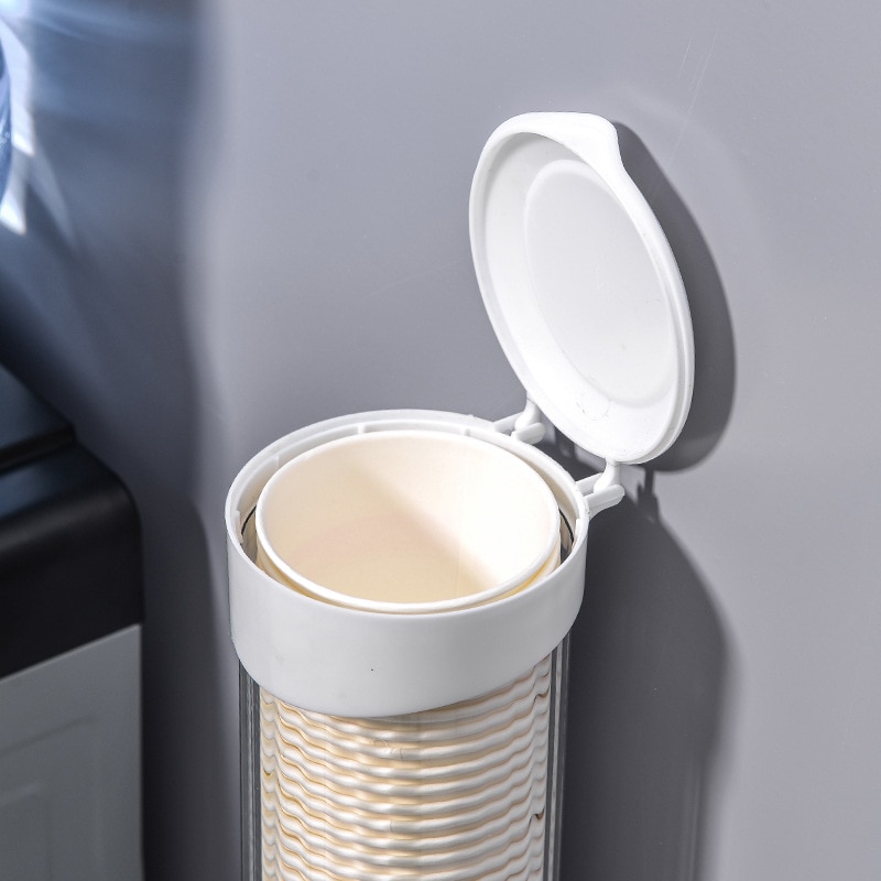 Paper Cup Dispenser Wall Mount Container