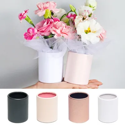 Paper Cylinder Empty Flower Box Paper Cylinder Empty Flower Box