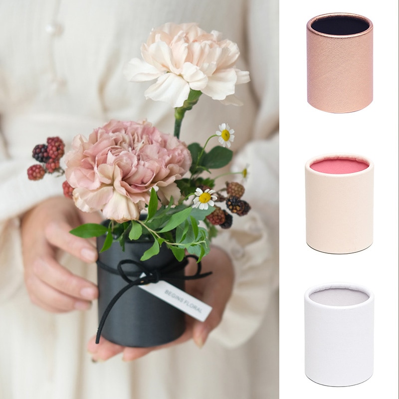 Paper Cylinder Empty Flower Box Paper Cylinder Empty Flower Box