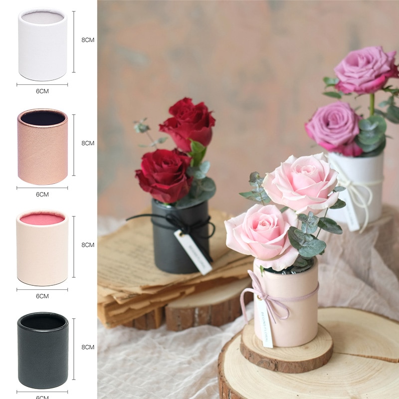 Paper Cylinder Empty Flower Box Paper Cylinder Empty Flower Box