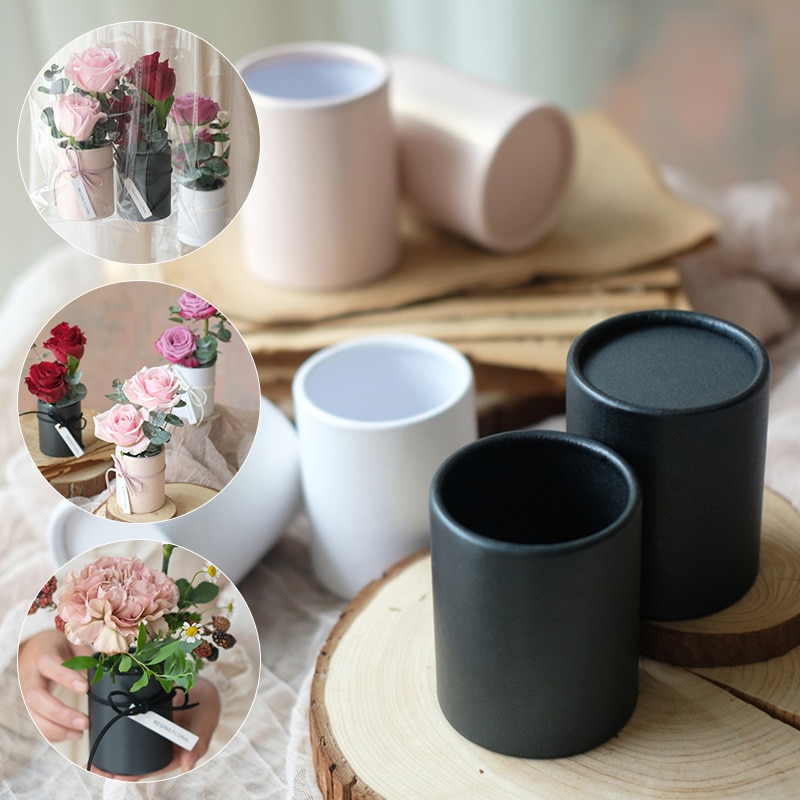 Paper Cylinder Empty Flower Box Paper Cylinder Empty Flower Box