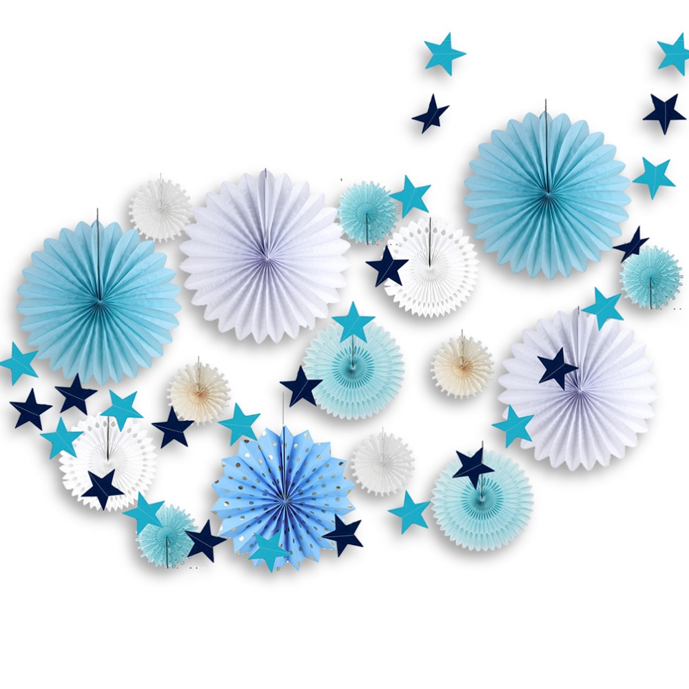 Paper Decoration Circle Garland Decor (17pcs) Paper Decoration Circle Garland Decor (17pcs)