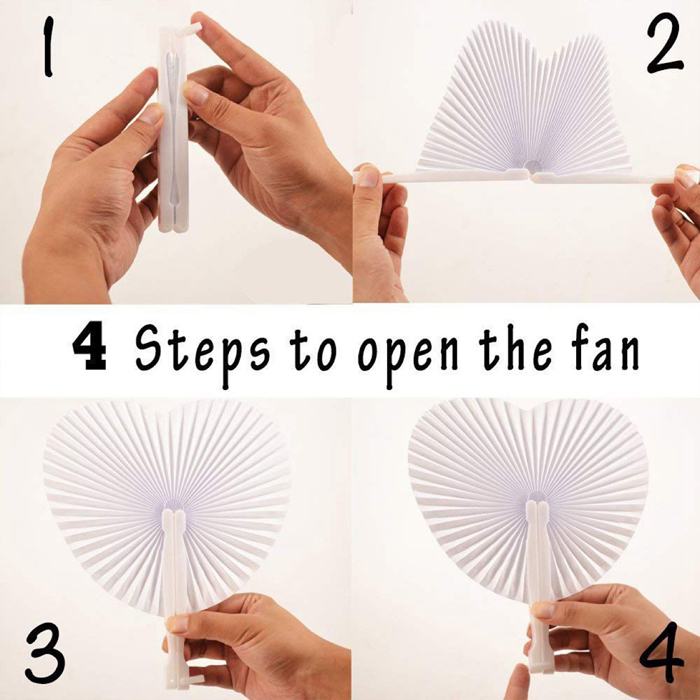 Paper Folding Hand Fans (30pcs) Paper Folding Hand Fans (30pcs)
