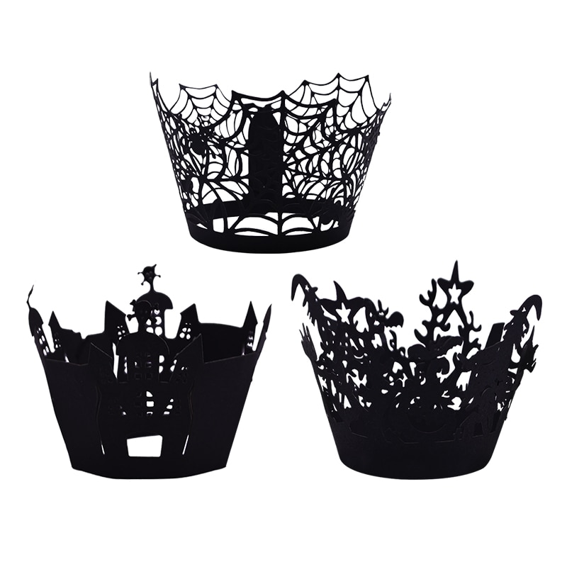 Paper Halloween Cupcake Liners (12 pcs)