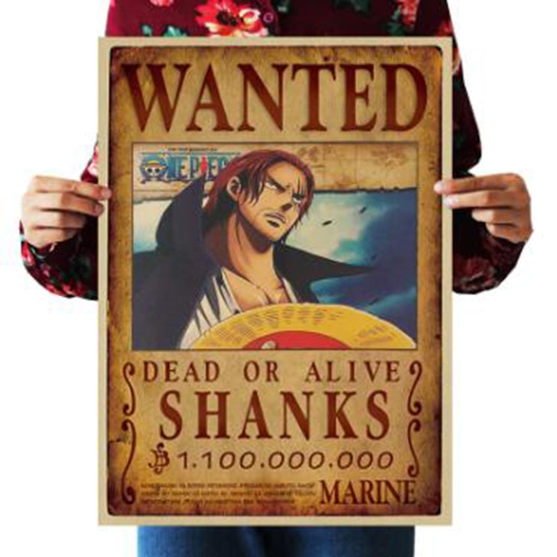 Paper One Piece Wanted Posters (20pcs)