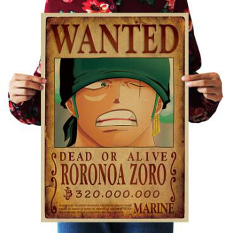 Paper One Piece Wanted Posters (20pcs)
