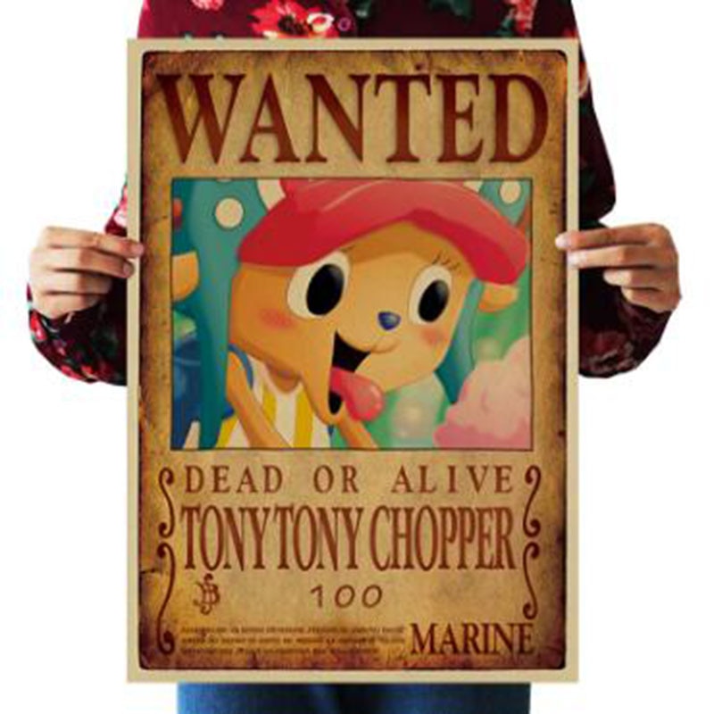 Paper One Piece Wanted Posters (20pcs)