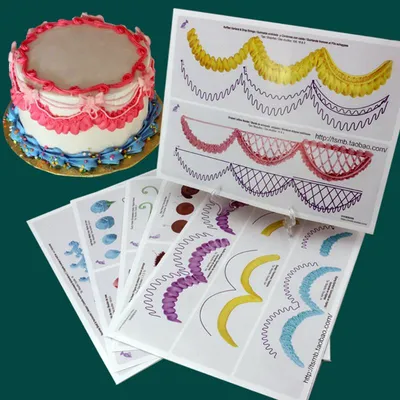 Paper Piping Templates (23 Sheets) Paper Piping Templates (23 Sheets)