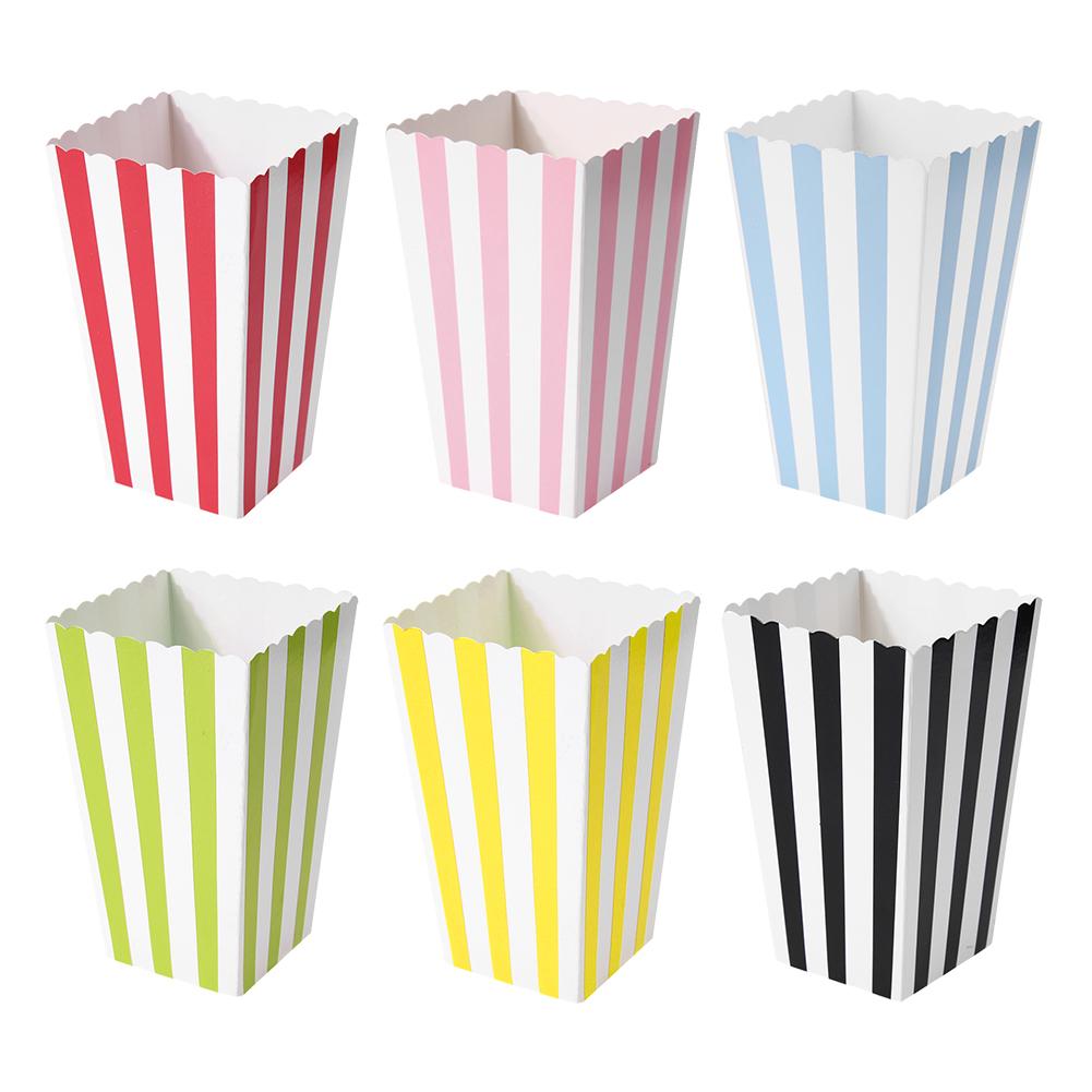 Paper Popcorn Boxes Party Supply (12 pcs) Paper Popcorn Boxes Party Supply (12 pcs)
