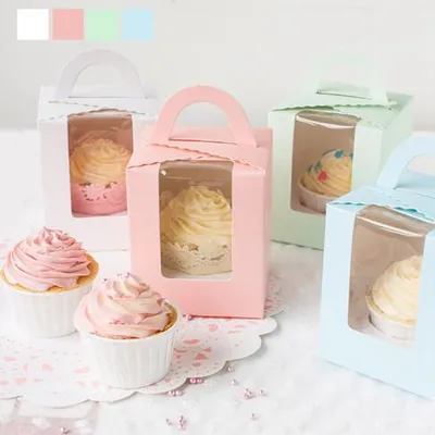 Paper Single Cupcake Containers (20pcs) Paper Single Cupcake Containers (20pcs)