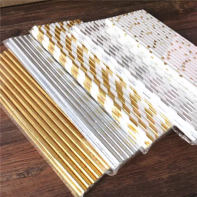 Paper Straws for Party (25 Pcs) Paper Straws for Party (25 Pcs)