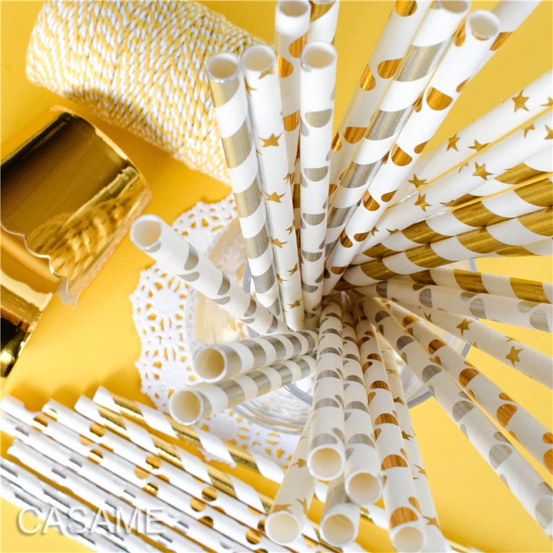 Paper Straws for Party (25 Pcs) Paper Straws for Party (25 Pcs)