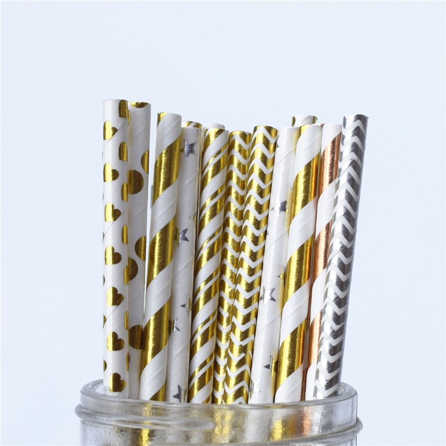 Paper Straws for Party (25 Pcs) Paper Straws for Party (25 Pcs)
