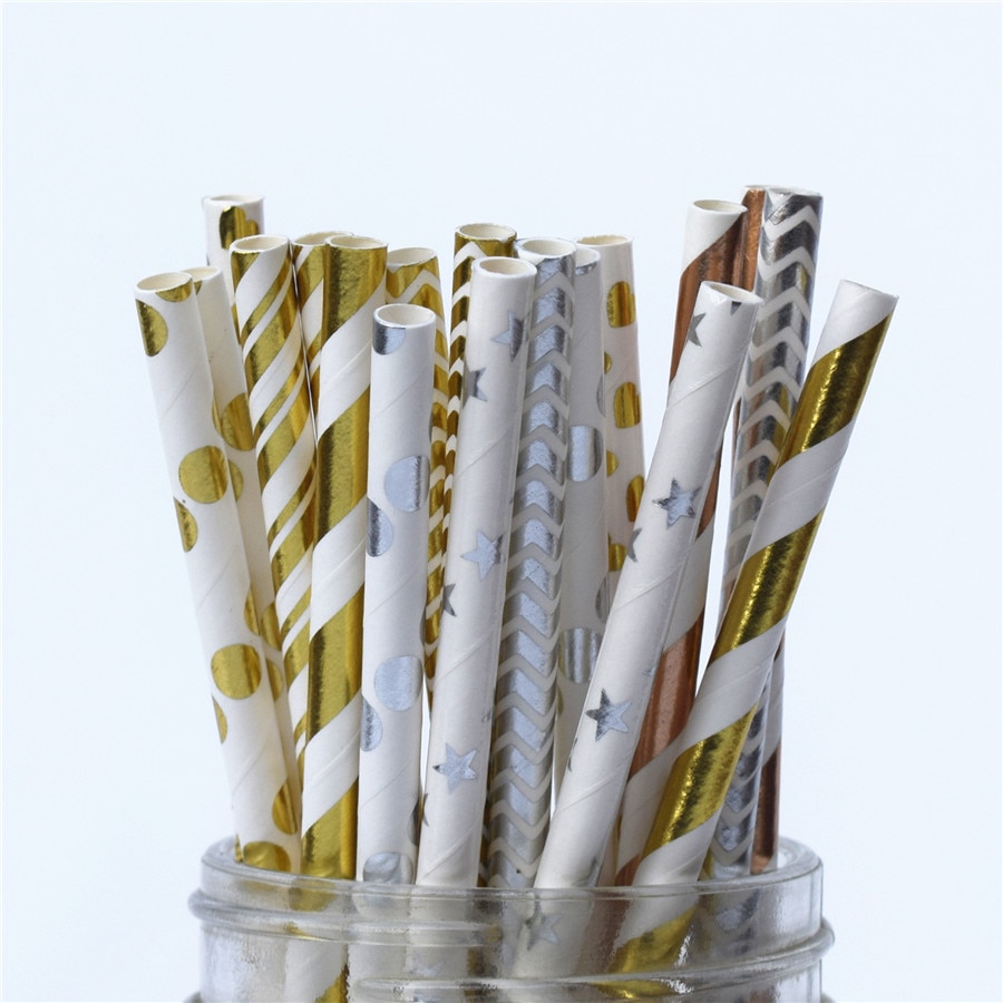 Paper Straws for Party (25 Pcs) Paper Straws for Party (25 Pcs)