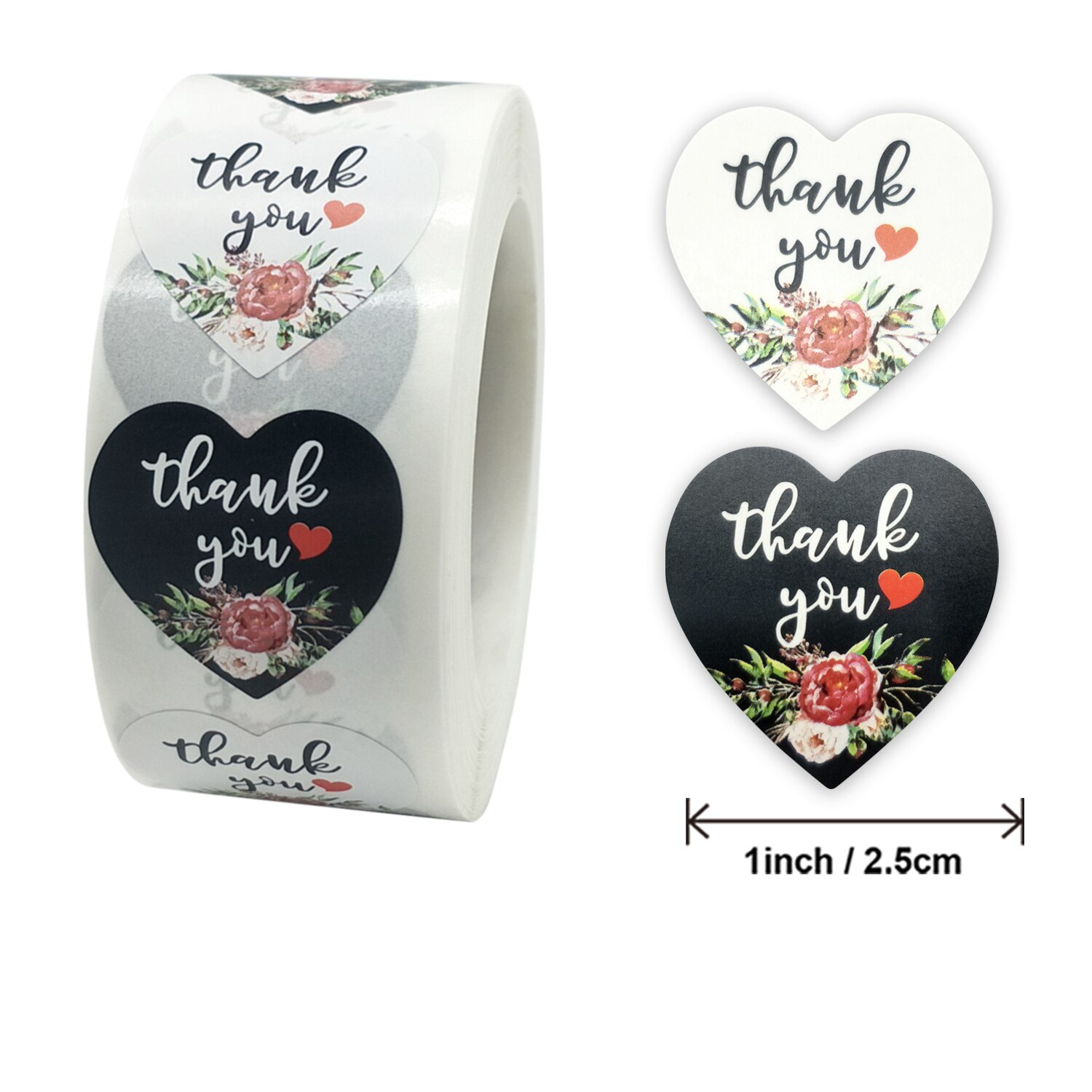Paper Thank You Sticker Labels (50pcs) Paper Thank You Sticker Labels (50pcs)