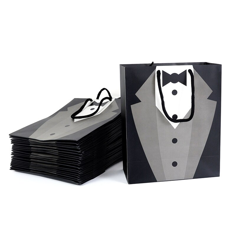 Paper Tuxedo Gift Bags (5pcs)