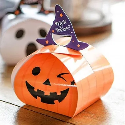 Paperboard Halloween Candy Boxes (10Pcs)