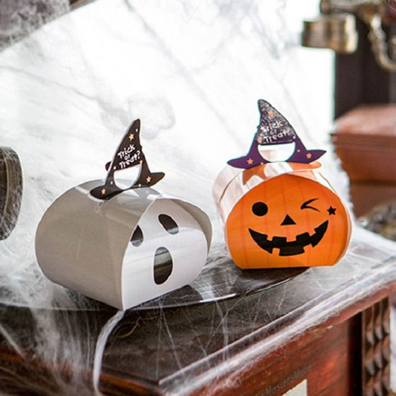 Paperboard Halloween Candy Boxes (10Pcs)