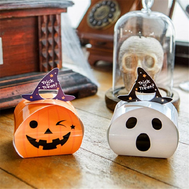 Paperboard Halloween Candy Boxes (10Pcs)