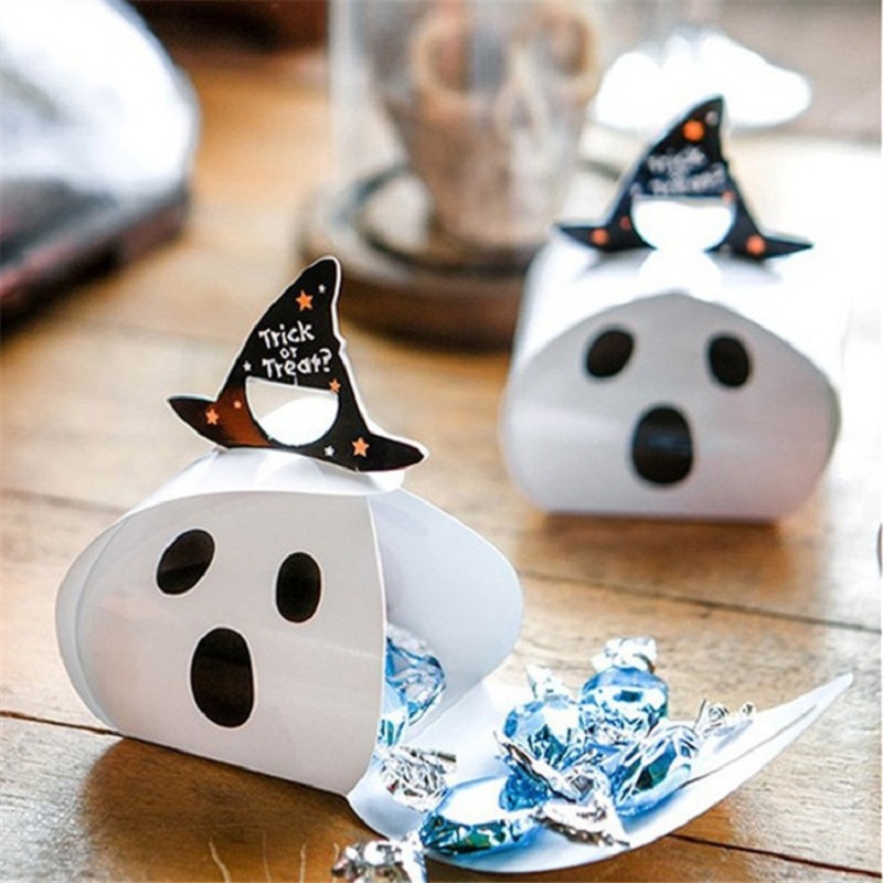 Paperboard Halloween Candy Boxes (10Pcs)