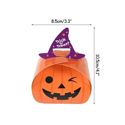 Paperboard Halloween Candy Boxes (10Pcs)