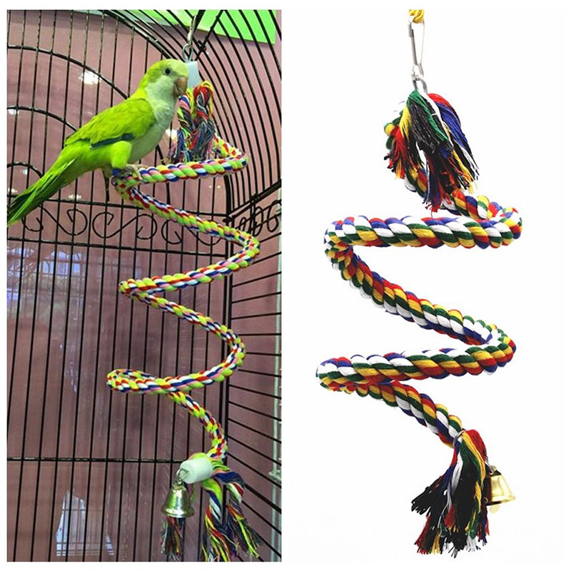 Parrot Toy Bird Hanging Rope Parrot Toy Bird Hanging Rope