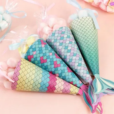Party Favor Bags Mermaid Candy Bag Party Favor Bags Mermaid Candy Bag