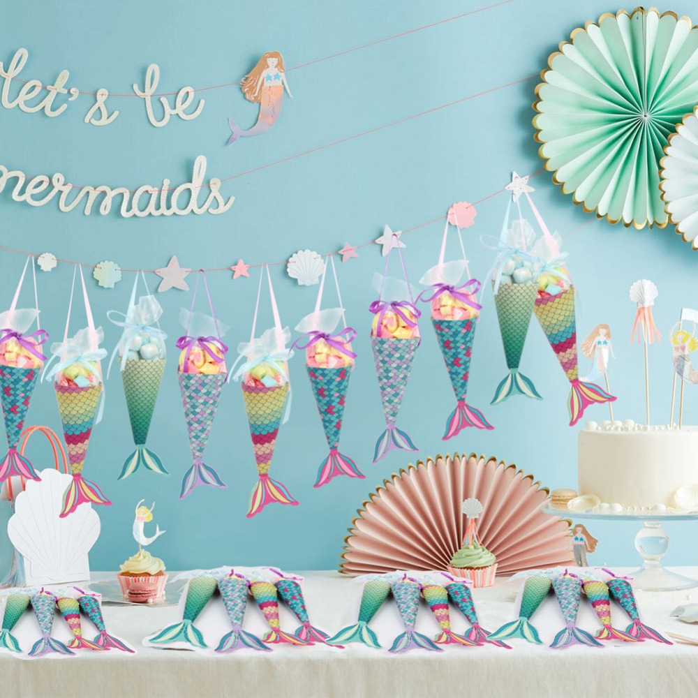 Party Favor Bags Mermaid Candy Bag Party Favor Bags Mermaid Candy Bag