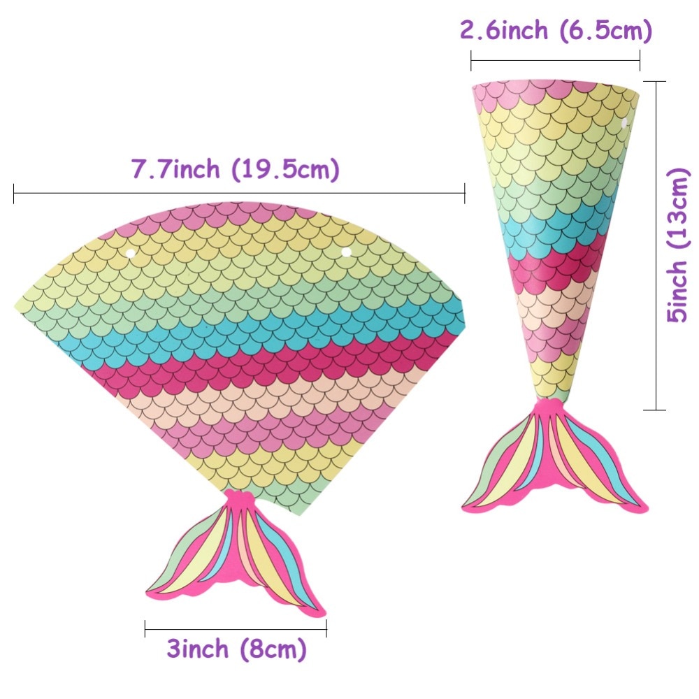 Party Favor Bags Mermaid Candy Bag Party Favor Bags Mermaid Candy Bag