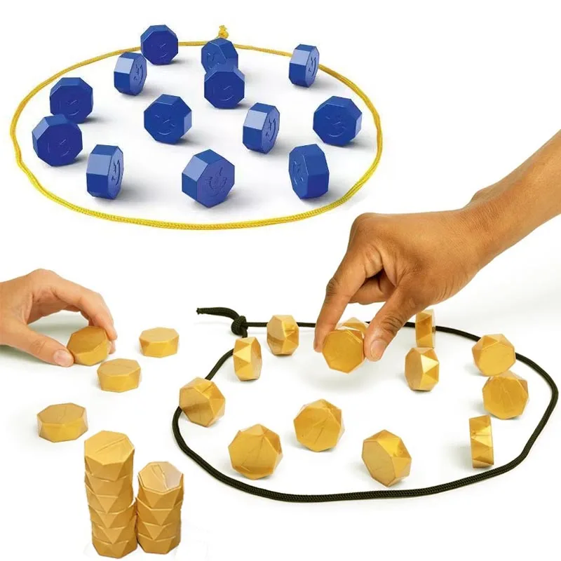 Party Games Magnetic Stones Game Interactive Magnet Board Strategy Game for Family Kids Adults Portable Magnetic Stones