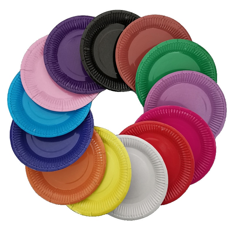 Party Supplies Paper Plates (Set of 10)