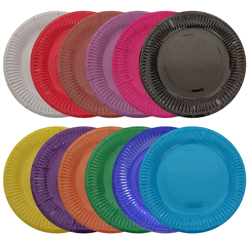 Party Supplies Paper Plates (Set of 10)