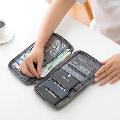 Passport Pouch Holder Travel Wallet