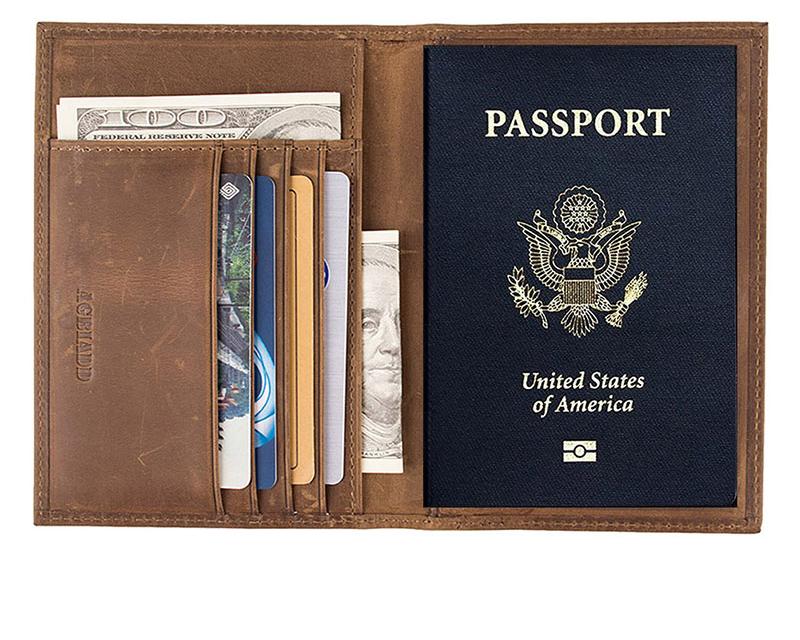 Passport Wallet Stylish Vintage Leather Passport Wallet Stylish Vintage Leather